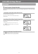 Предварительный просмотр 4 страницы Kawai CA59 Setting Manual