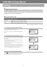 Предварительный просмотр 7 страницы Kawai CA59 Setting Manual