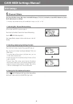 Предварительный просмотр 8 страницы Kawai CA59 Setting Manual