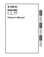 Kawai CL35 Owner'S Manual предпросмотр