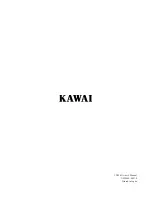 Preview for 24 page of Kawai CN290 Owner'S Manual