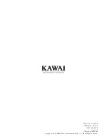 Предварительный просмотр 82 страницы Kawai CN42 Owner'S Manual