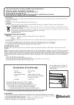 Предварительный просмотр 7 страницы Kawai Concert Artist CA58 Owner'S Manual