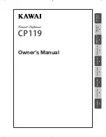 Предварительный просмотр 35 страницы Kawai Concert Performer CP119 Quick Start Manual