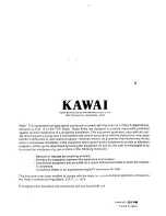 Предварительный просмотр 92 страницы Kawai Digital Piano KSP30 Owner'S Manual