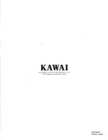 Предварительный просмотр 29 страницы Kawai Digital Piano MR380(C) Owner'S Manual