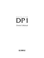 Предварительный просмотр 1 страницы Kawai DP1 Owner'S Manual