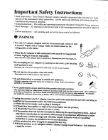 Предварительный просмотр 2 страницы Kawai DRP-10 Owner'S Manual