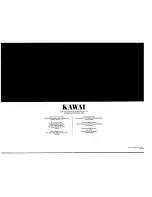 Предварительный просмотр 28 страницы Kawai DX200 Owner'S Manual