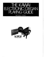 Kawai E550 Playing Manual preview
