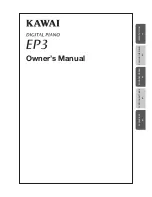 Preview for 1 page of Kawai EP3 Owner'S Manual