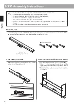 Предварительный просмотр 2 страницы Kawai ES100 Assembly Instructions Manual