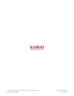 Предварительный просмотр 5 страницы Kawai ES100 Technical Speci? Cations