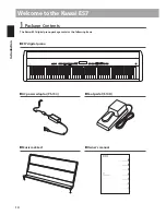 Предварительный просмотр 10 страницы Kawai ES7 Owner'S Manual