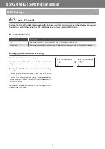 Preview for 5 page of Kawai ES920 Midi Settings Manual