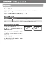 Preview for 8 page of Kawai ES920 Midi Settings Manual