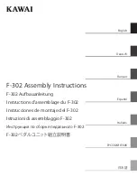 Kawai F-302 Assembly Instructions Manual preview