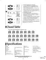 Предварительный просмотр 8 страницы Kawai FS640 Owner'S Manual