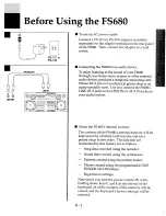 Preview for 5 page of Kawai FS680 Owner'S Manual