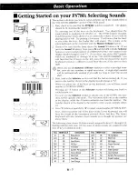 Preview for 8 page of Kawai FS780 Owner'S Manual