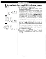 Preview for 8 page of Kawai FS900 Owner'S Manual