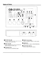 Предварительный просмотр 6 страницы Kawai GB-2 Owner'S Manual