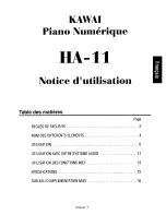 Preview for 19 page of Kawai HA-11 Owner'S Manual