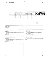 Preview for 13 page of Kawai K 11 Owner'S Manual