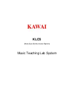 Kawai KLCS Manual preview