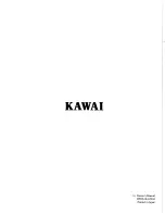 Preview for 26 page of Kawai L1 -LDS Owner'S Manual