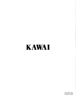 Preview for 24 page of Kawai Midi Keyboard MDK 61 II Owner'S Manual