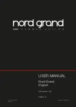 Kawai Nord Grand User Manual предпросмотр