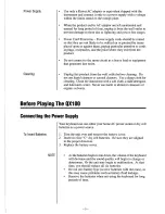 Preview for 4 page of Kawai QX100 Owner'S Manual