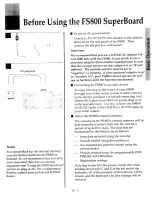 Preview for 5 page of Kawai SUPERBOARD FS800 Owner'S Manual