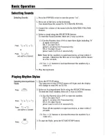 Предварительный просмотр 8 страницы Kawai X120 Owner'S Manual