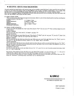 Preview for 10 page of Kawai X20 Owner'S Manual