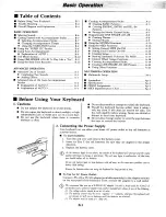 Preview for 2 page of Kawai X50-D Owner'S Manual