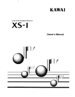 Kawai XS-1 Owner'S Manual предпросмотр