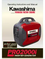 KAWASHIMA PRO2000i Operating Instructions And Manual preview