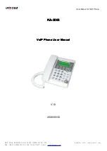 KAWATA telecom KA-2003 User Manual preview