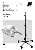 KaWe MASTERLIGHT LED 1000 User Manual preview