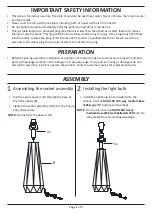 Preview for 2 page of KAWOTI 21015 Use And Care Manual