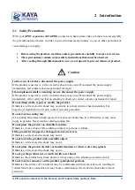 Preview for 4 page of Kaya Instruments GPIO Data Book