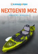 KAYAKS2FISH NEXTGEN10 MK2 Owner'S Manual preview