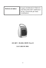 Предварительный просмотр 30 страницы kayami SM 1500 Instruction Manual