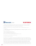 Preview for 70 page of Kayden CLASSIC 810 Product Manual