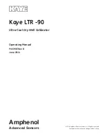 Предварительный просмотр 3 страницы Kaye LTR -90 Operating Manual