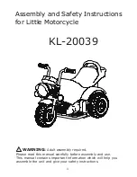 Kaylee KL-20039 Assembly And Safety Instructions preview