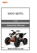 Preview for 1 page of KAYO MOTO A180 Assembly Manual