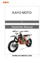 Preview for 1 page of KAYO MOTO K4 Assembly Manual